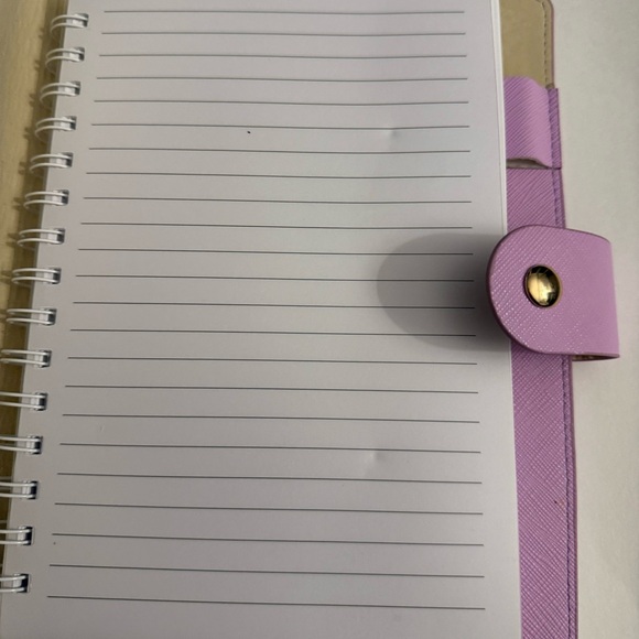 Purple Monogrammed Stoney Clover Notebook Cover - Picture 4 of 4